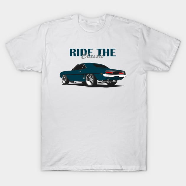 Muscle Car American Car T-Shirt by masjestudio